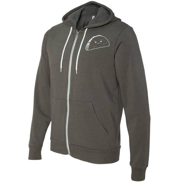 Sometimes I Fall Apart Eco-Friendly Zip Up Hoodie To Stay Warm & Cozy in Style - Picture 2 of 3